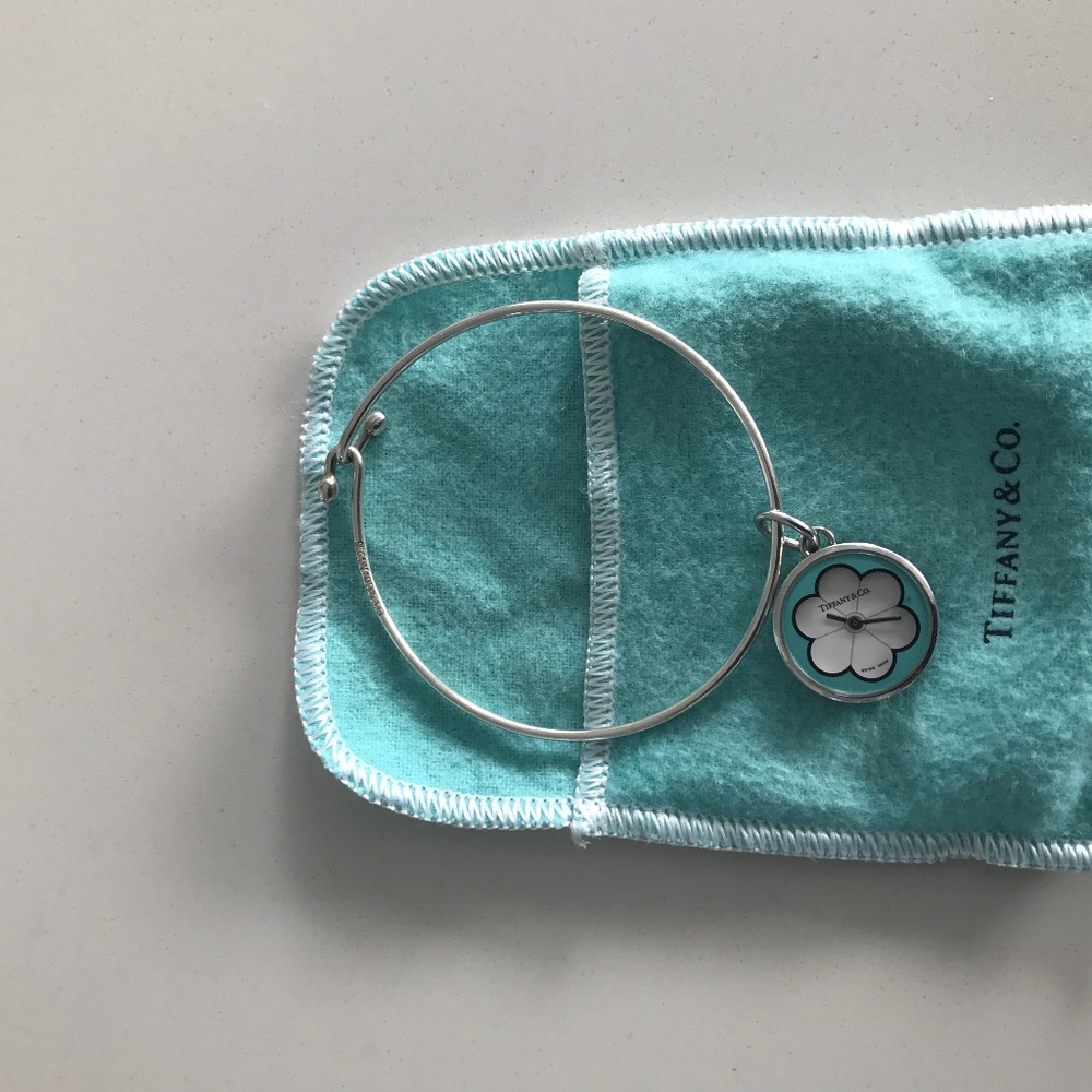 Tiffany Bracelet with Tiffany Blossom watch charm